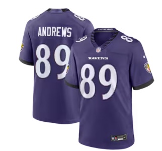 Mark Andrews Baltimore Ravens Nike Team Game Jersey - Purple