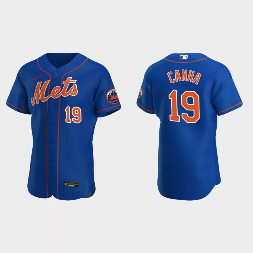 Mark Canha New York Mets Authentic Alternate Jersey – Royal
