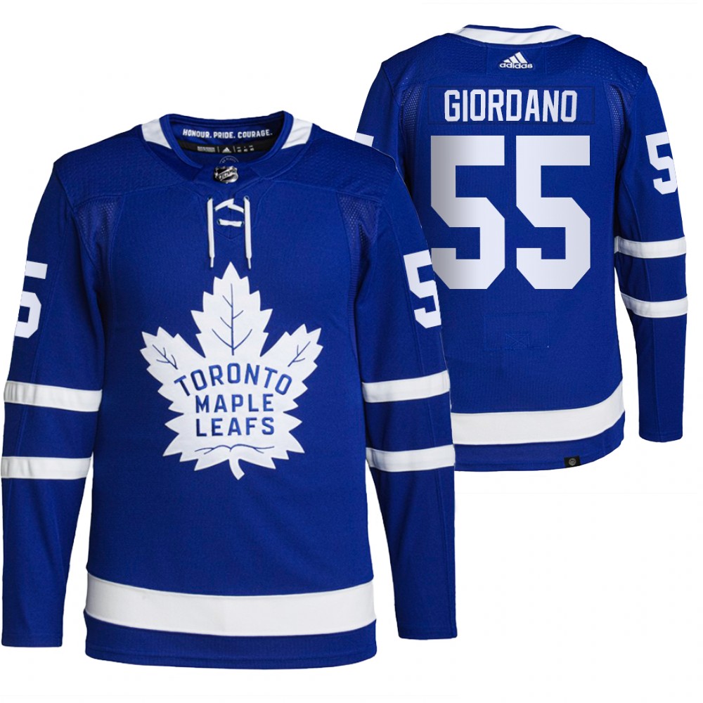 Mark Giordano 2022 Toronto Maple Leafs Blue Home Primegreen Authentic Pro Jersey