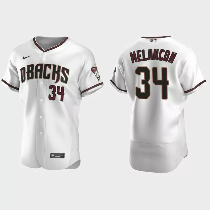 Mark Melancon Arizona Diamondbacks Authentic Home Jersey – White.jpg