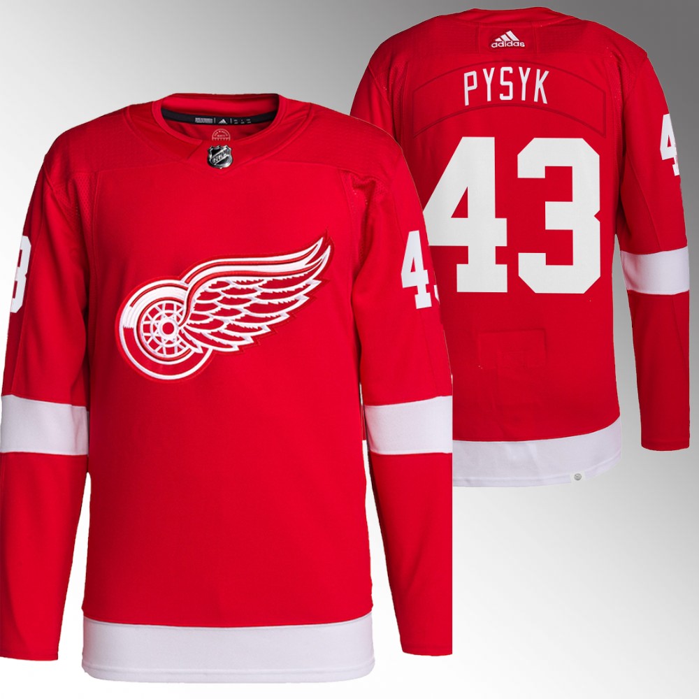 Mark Pysyk Detroit Red Wings Red Primegreen Authentic Home Jersey