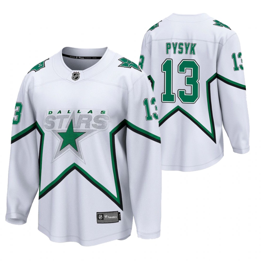 Mark Pysyk Stars 2021 Reverse Retro White Jersey Special Edition