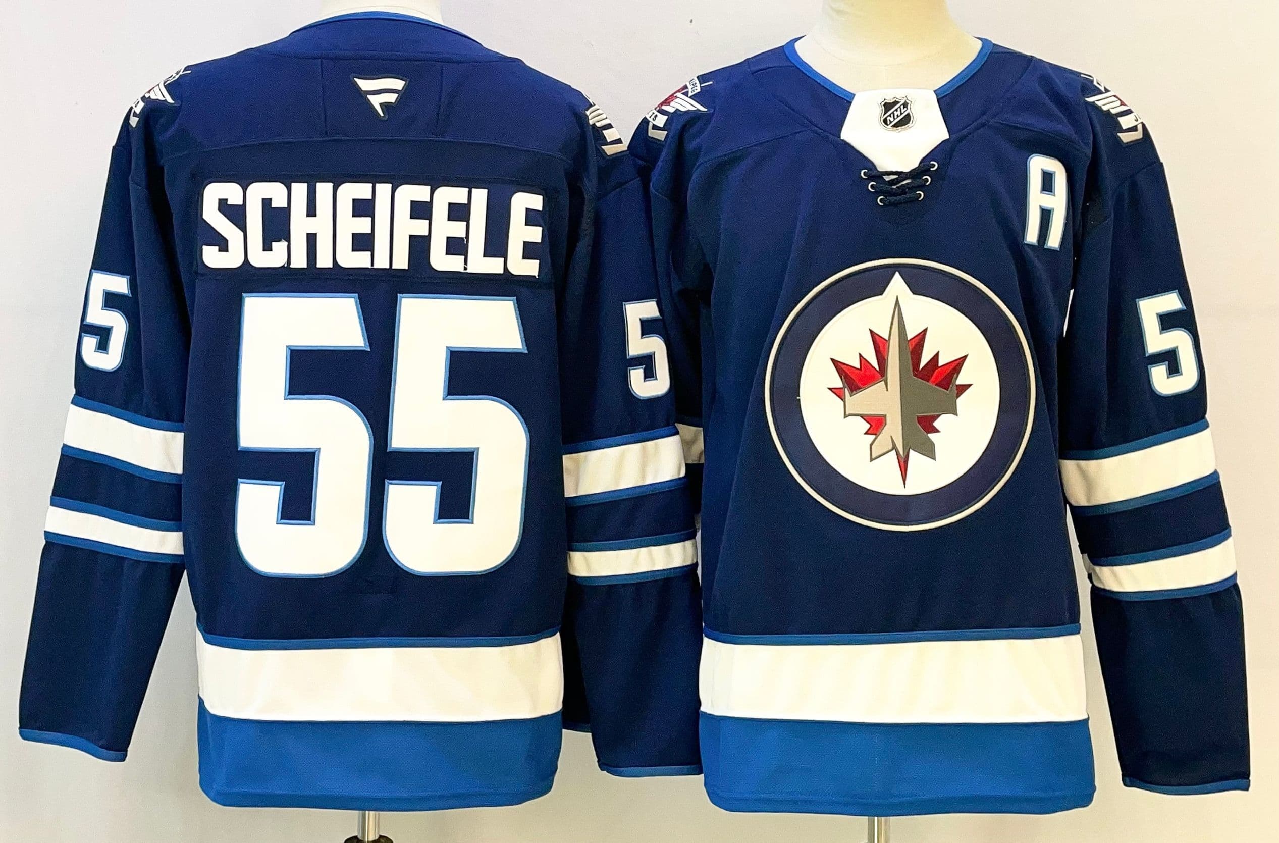 Mark Scheifele 55Winnipeg Jets Fanatics Premium Home Jersey