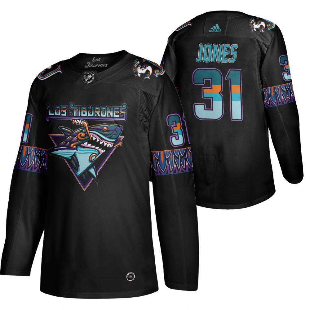 Martin Jones San Jose Sharks Los Tiburones Hockey Jones Jersey