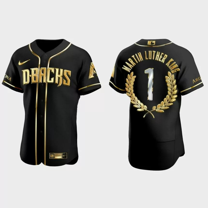 Martin Luther King Arizona Diamondbacks Golden Edition Jersey – Black.jpg