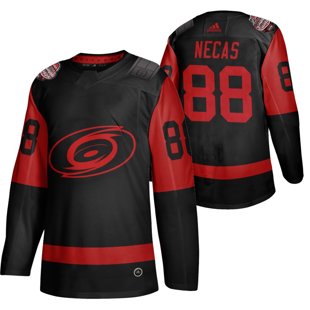 Martin Necas Carolina Hurricanes Black 2021 Stadium Series Authentic Jersey