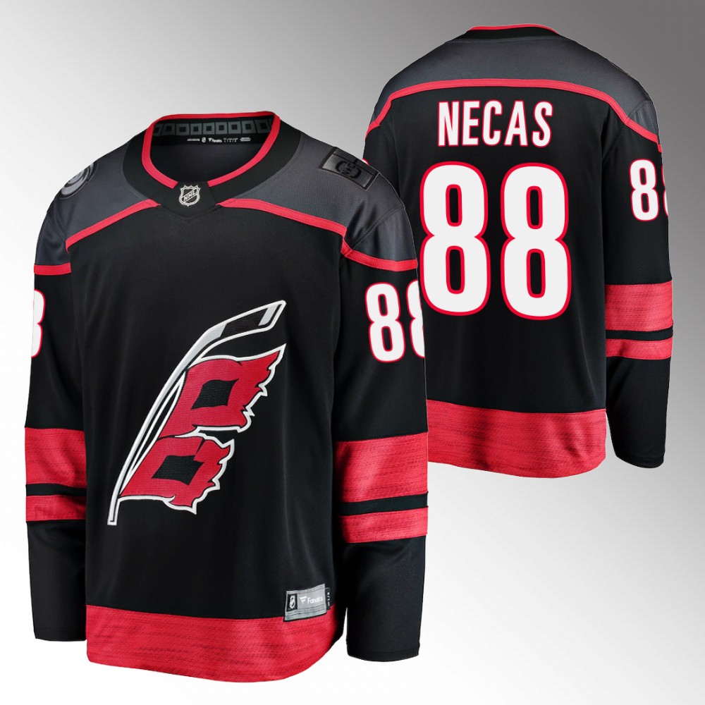 Martin Necas Carolina Hurricanes Jersey Primary Home Black 2022-23 Breakaway Player