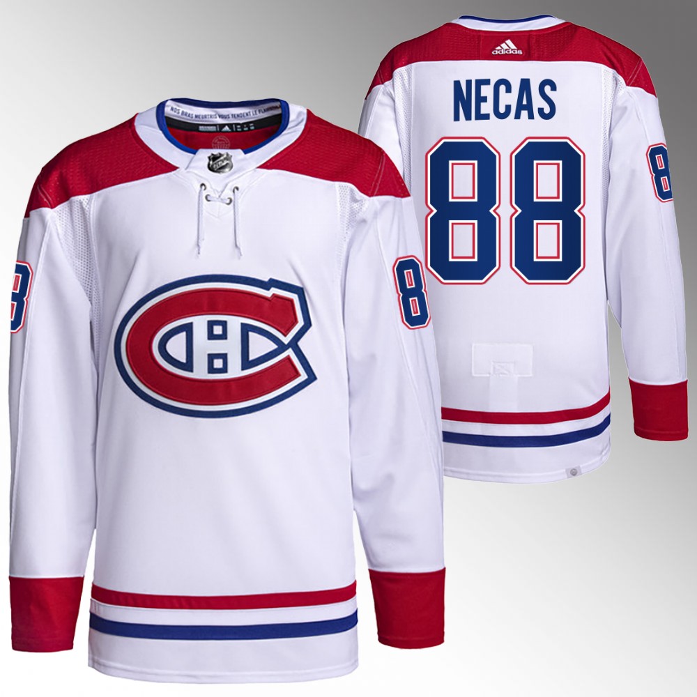 Martin Necas Carolina Hurricanes White Authentic Pro Away PrimeGreen Jersey