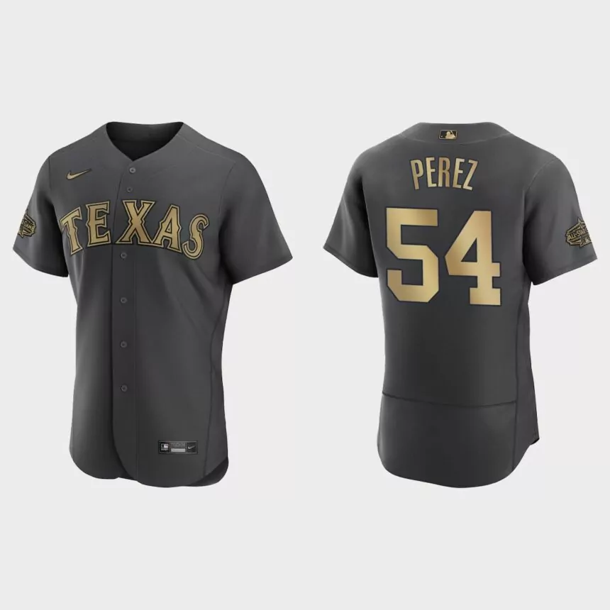 Martin Perez Texas Rangers 2022 MLB All-Star Game Authentic Jersey – Charcoal