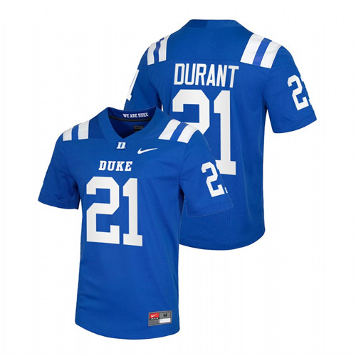 Mataeo Durant Duke Blue Devils Blue College Football Jersey