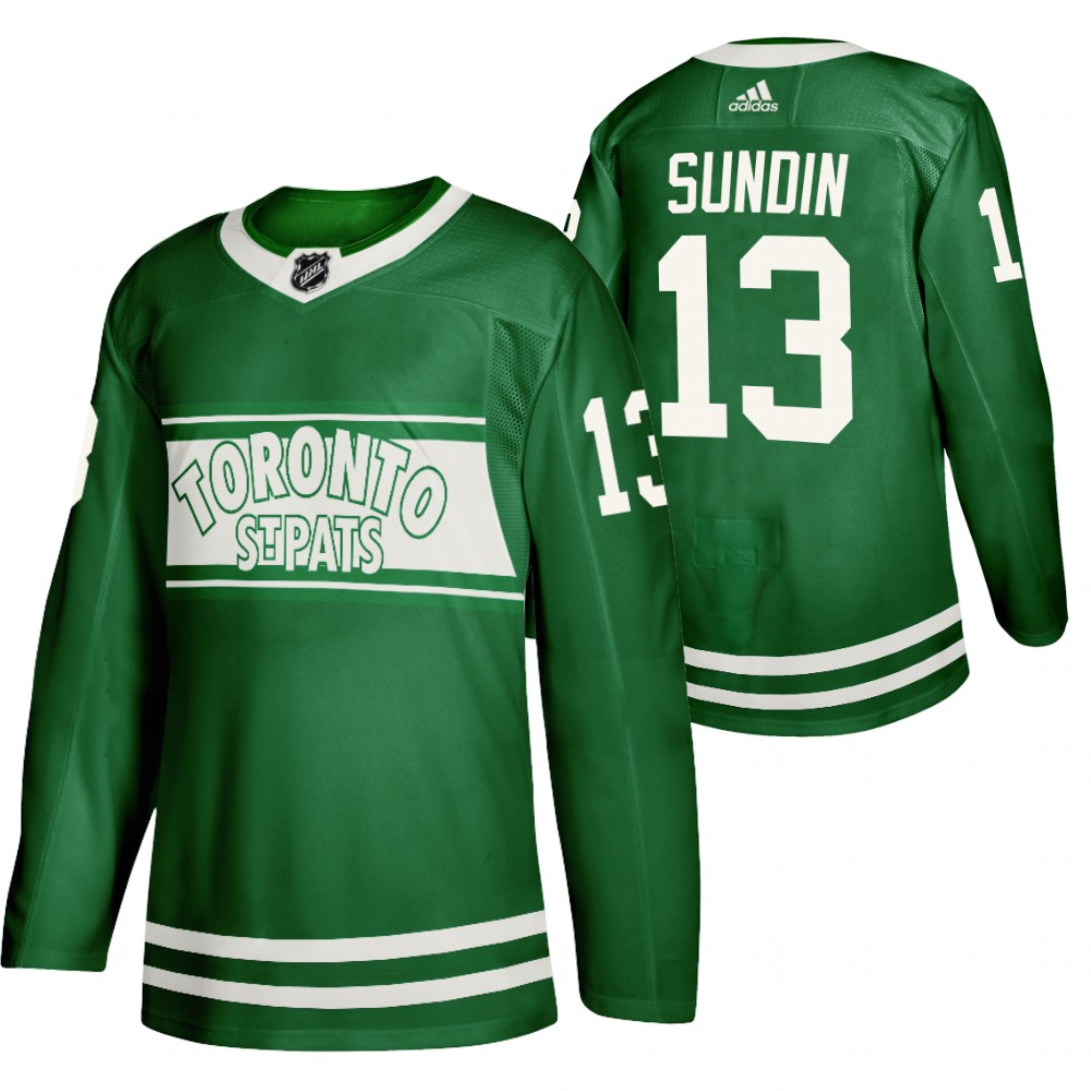 Mats Sundin Maple Leafs St. Patricks Day Jersey Green Special Edition
