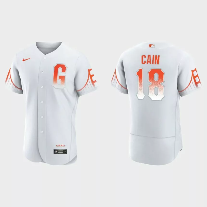 Matt Cain San Francisco Giants 2021 City Connect Authentic Jersey – White