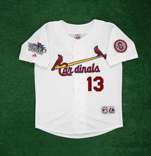 Matt Carpenter 2013 St. Louis Cardinals World Series White Home Men's Jersey