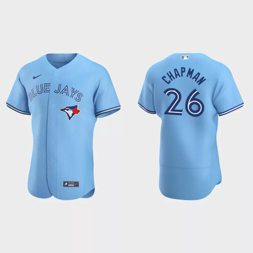 Matt Chapman Toronto Blue Jays Authentic Home Jersey – Powder Blue