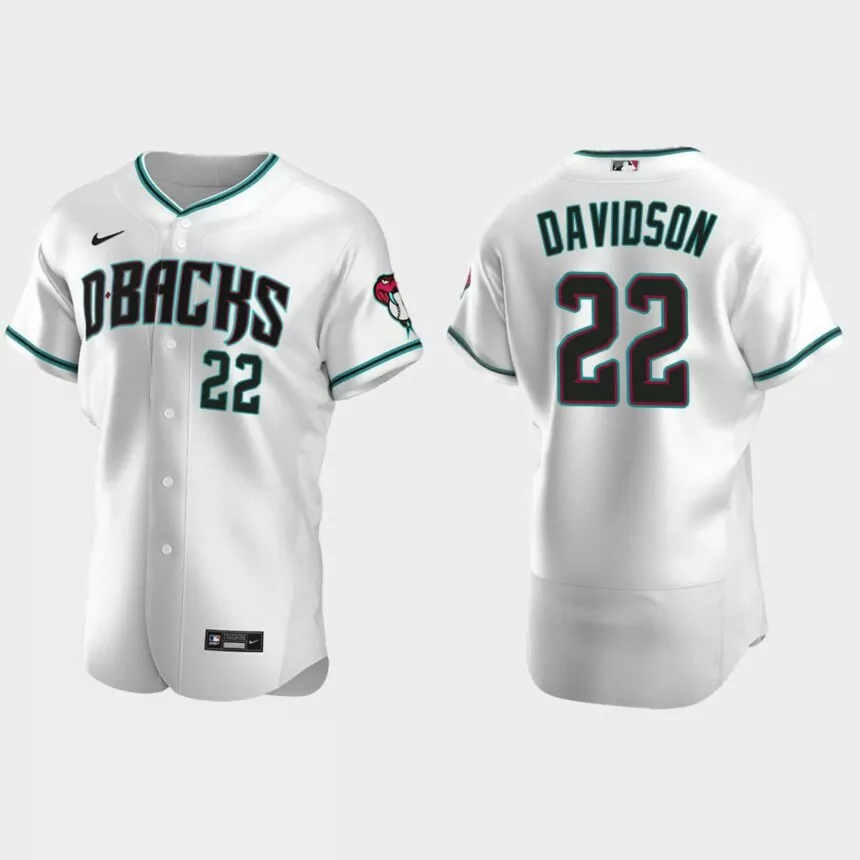 Matt Davidson Arizona Diamondbacks Authentic Alternate Jersey – White.jpg