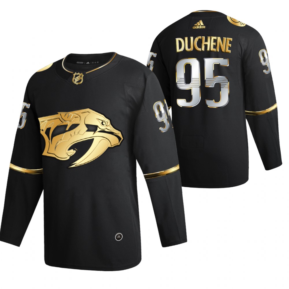 Matt Duchene Nashville Predators Black 2021 Golden Edition Jersey Limited Authentic