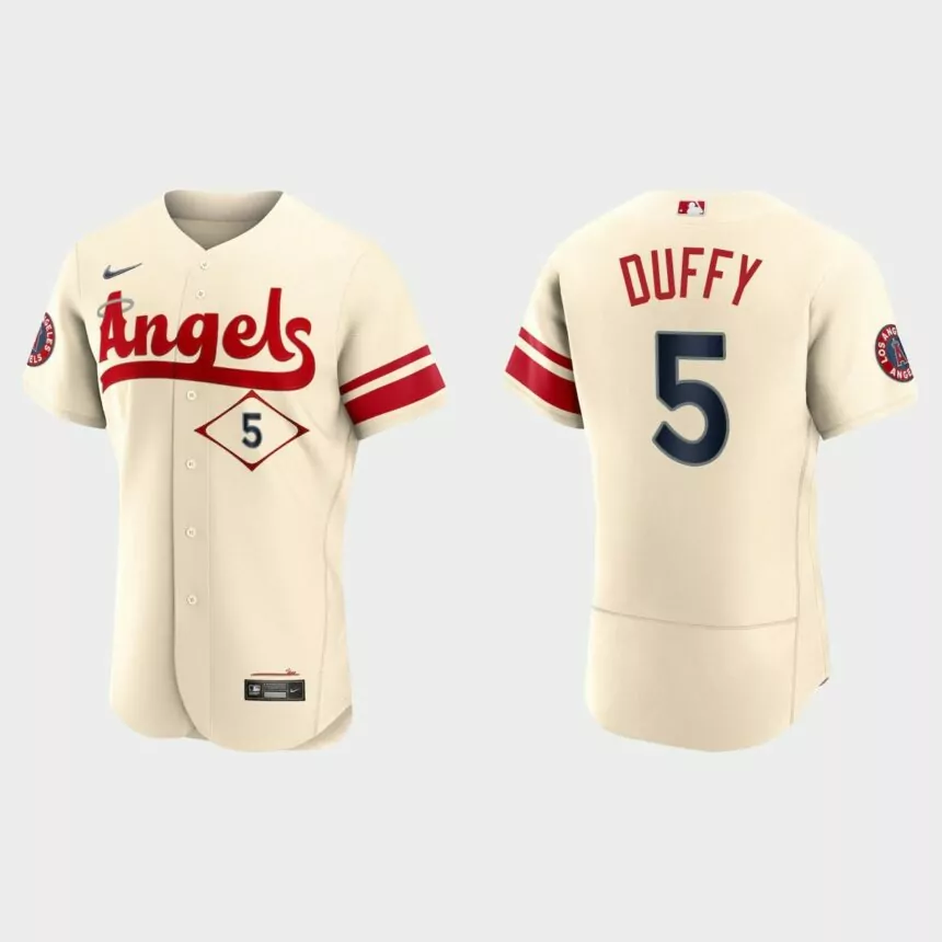 Matt Duffy Los Angeles Angels 2022 City Connect Authentic Jersey – Cream