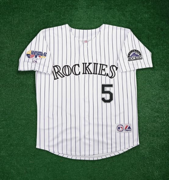 Matt Holliday 2007 Colorado Rockies World Series Men's Home White Jersey