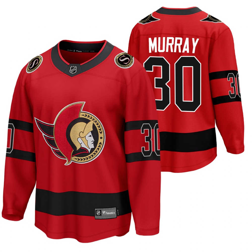 Matt Murray Ottawa Senators 2021 Reverse Retro Red Jersey Special Edition