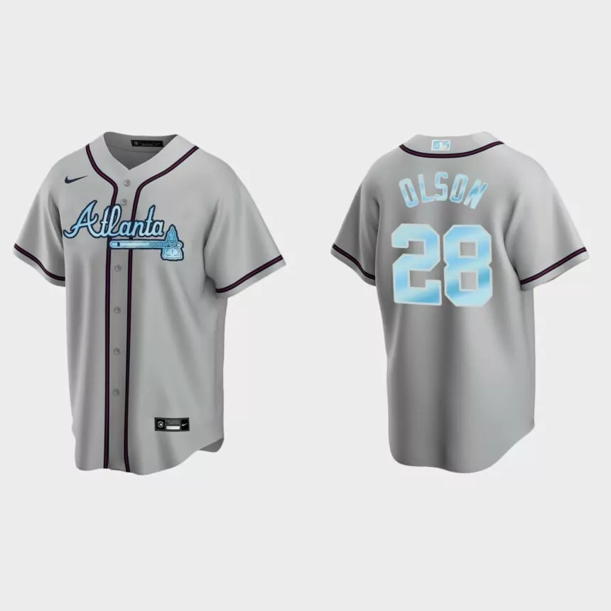 Matt Olson Atlanta Braves 2022 Father’s Day Replica Jersey – Gray