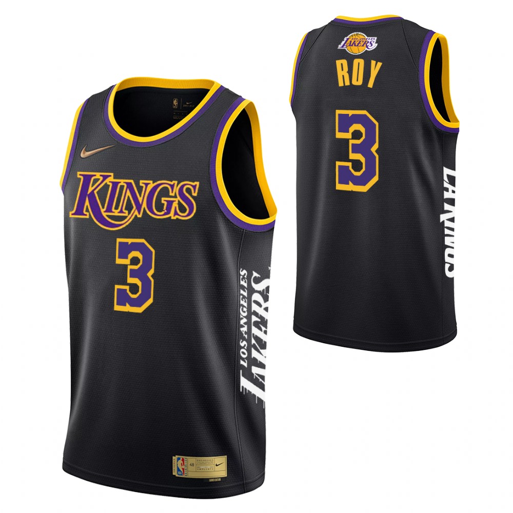 Matt Roy Jersey Los Angeles Kings Lakers Night Black Hybrid Tank