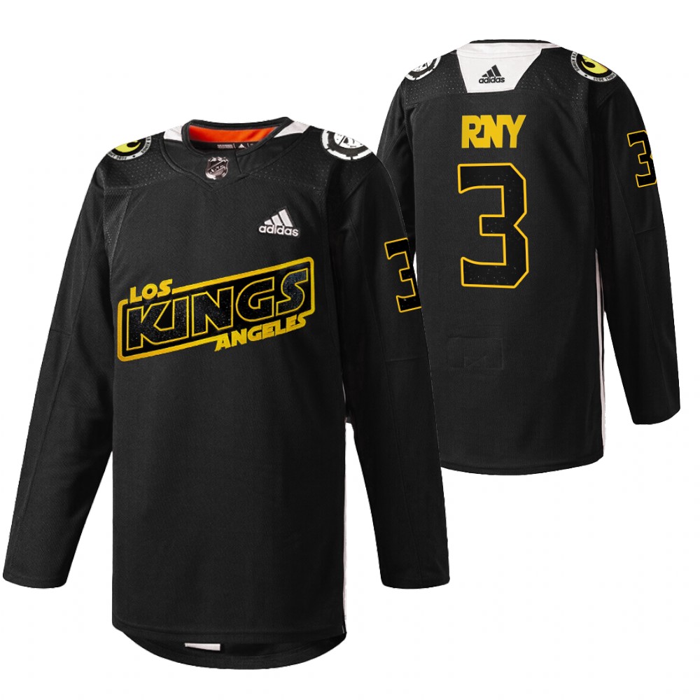 Matt Roy Kings Star Wars Night Jersey Black Warmup