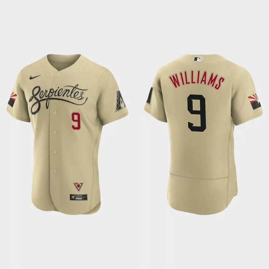Matt Williams Arizona Diamondbacks 2021 City Connect Authentic Jersey – Gold.jpg