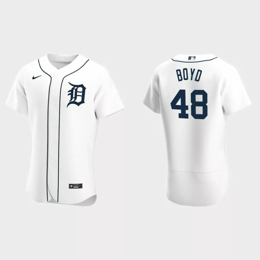 Matthew Boyd Detroit Tigers Authentic Home Jersey – White.jpg