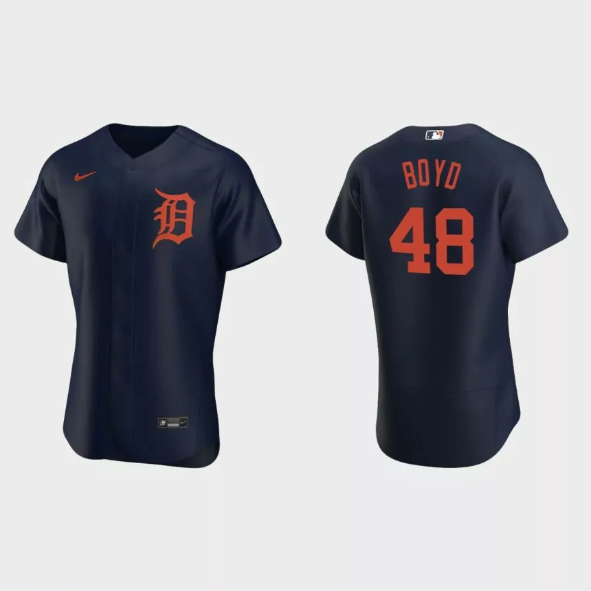 Matthew Boyd Detroit Tigers Authentic Jersey – Navy.jpg