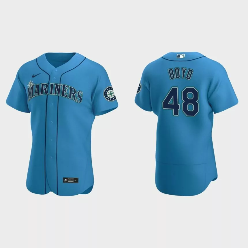 Matthew Boyd Seattle Mariners Authentic Alternate Jersey – Royal