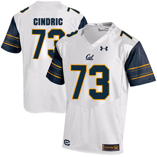 Matthew Cindric California Golden Bears Men's Jersey - #73 NCAA White Stitched Authentic