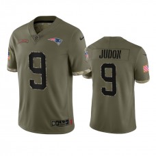 Matthew Judon New England Patriots Nike Olive 2022 Salute To Service Limited Jersey