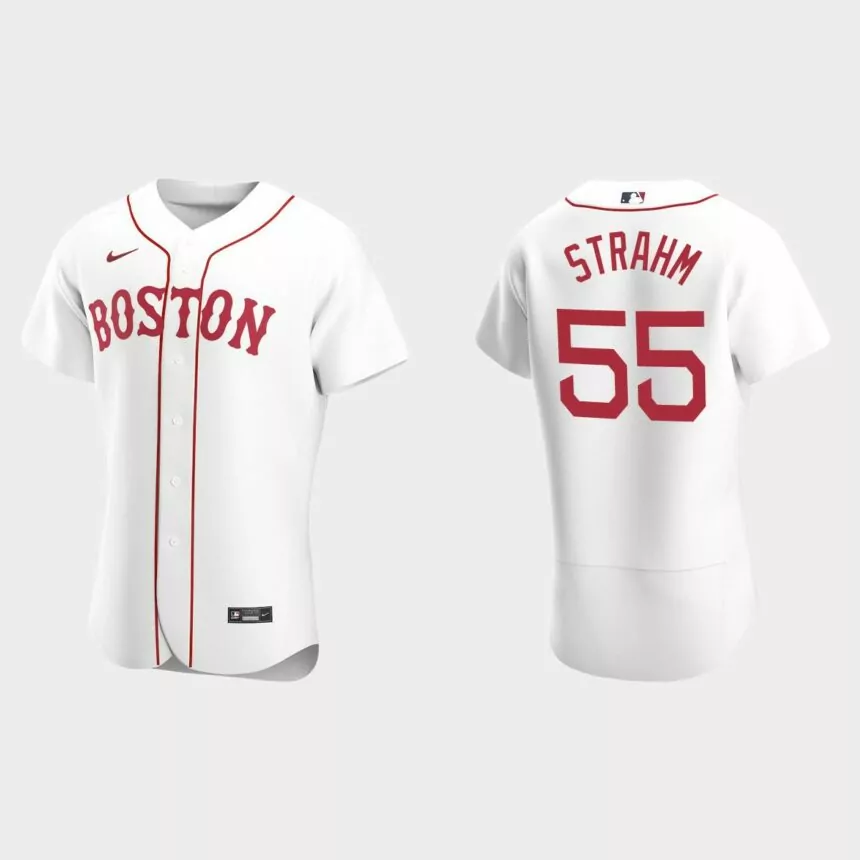 Matthew Strahm Boston Red Sox Authentic Alternate Jersey – White