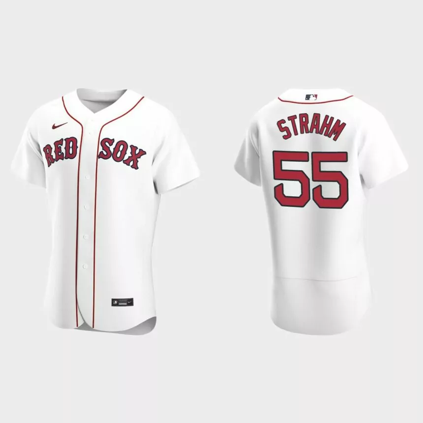 Matthew Strahm Boston Red Sox Authentic Home Jersey – White