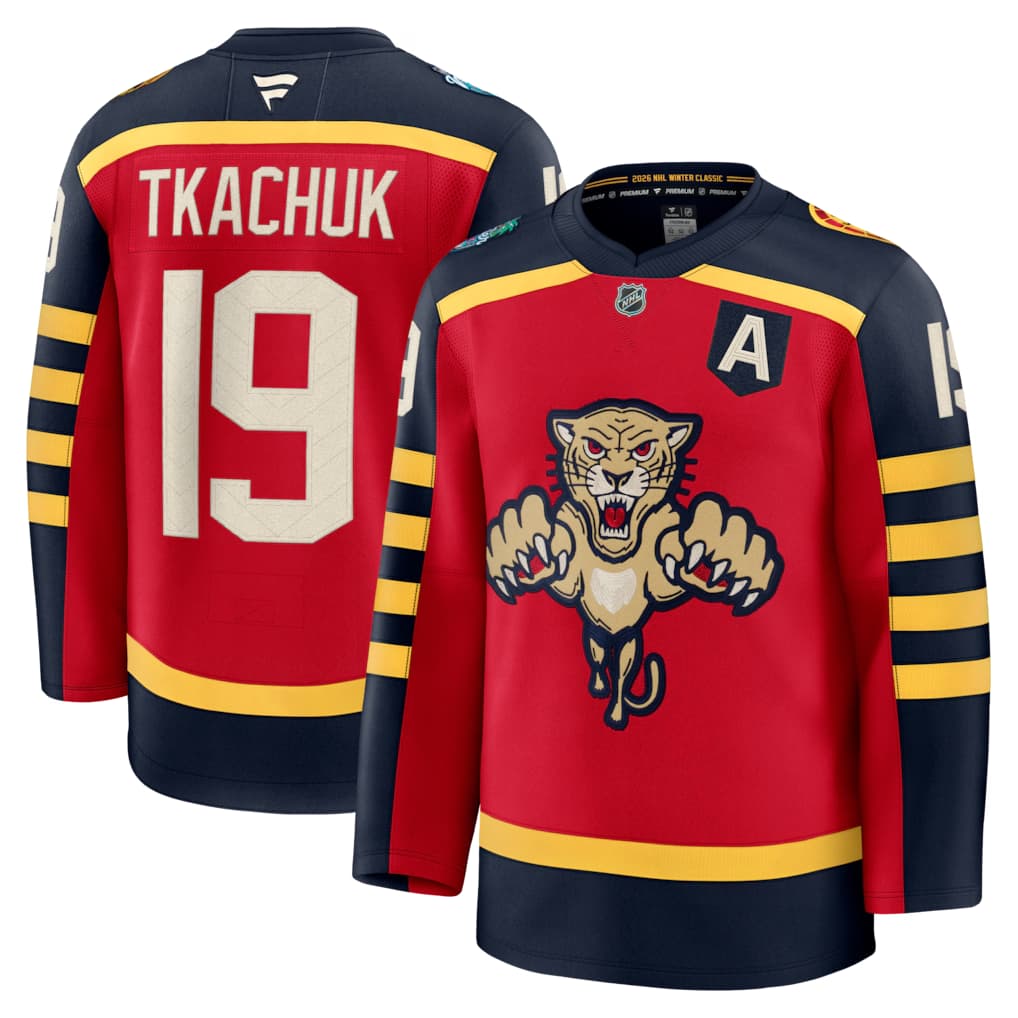 Matthew Tkachuk Florida Panthers Fanatics 2026 NHL Winter Classic Premium Jersey - Red