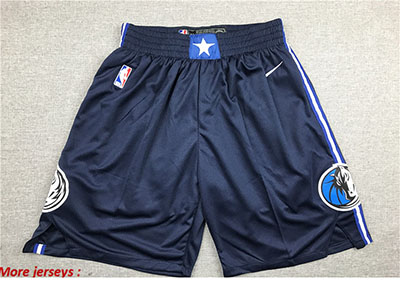 Mavericks Navy Nike Shorts