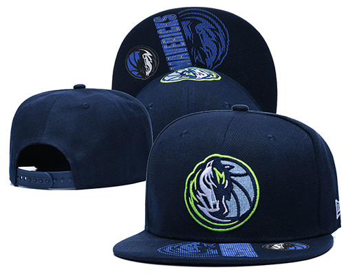 Mavericks Team Logo Navy Adjustable Hat GS