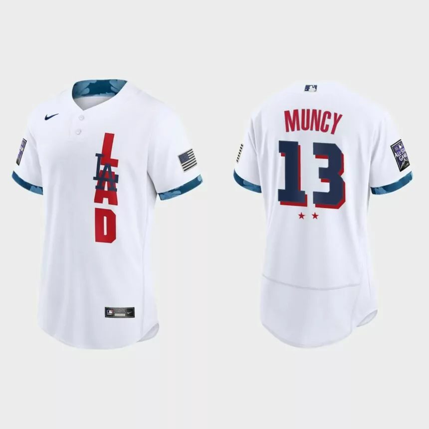 Max Muncy Los Angeles Dodgers 2021 MLB All-Star Game Authentic Jersey – White