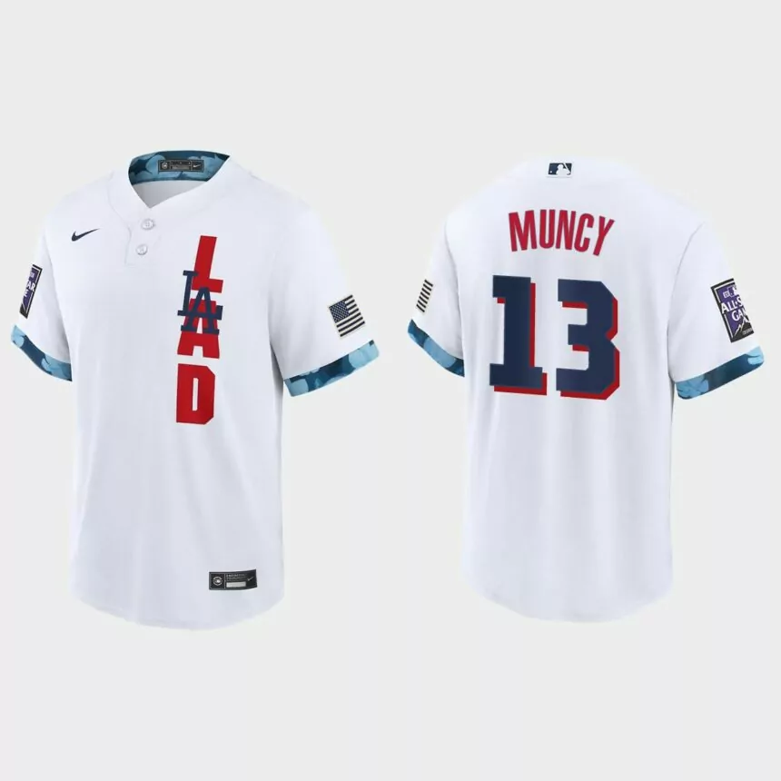 Max Muncy Los Angeles Dodgers 2021 MLB All-Star Game Replica Jersey – White