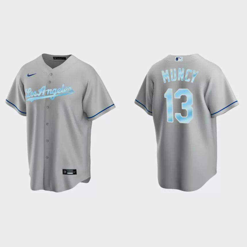 Max Muncy Los Angeles Dodgers 2022 Father’s Day Gift Replica Jersey – Gray