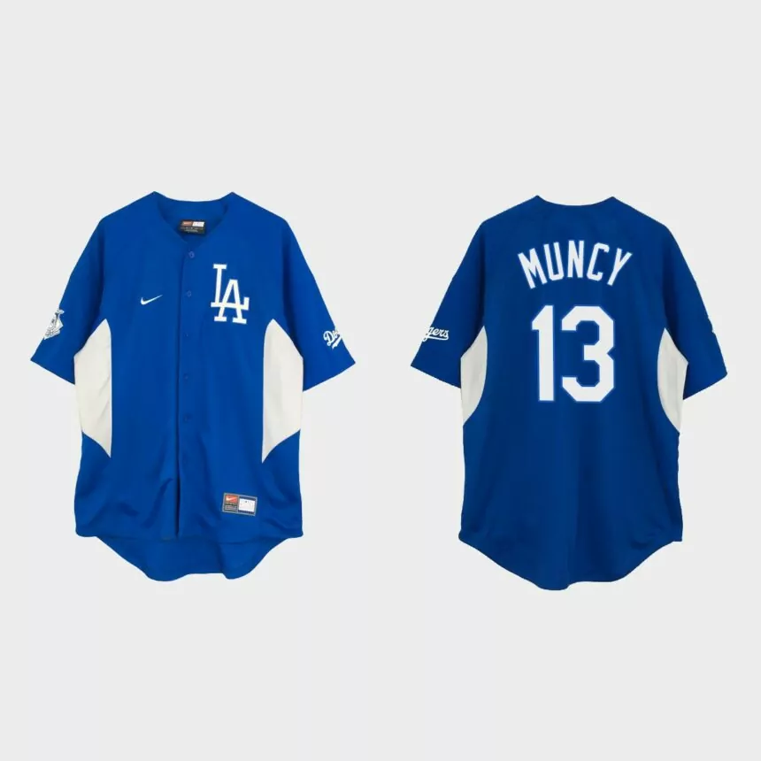 Max Muncy Los Angeles Dodgers Vintage Baseball Jersey – Royal