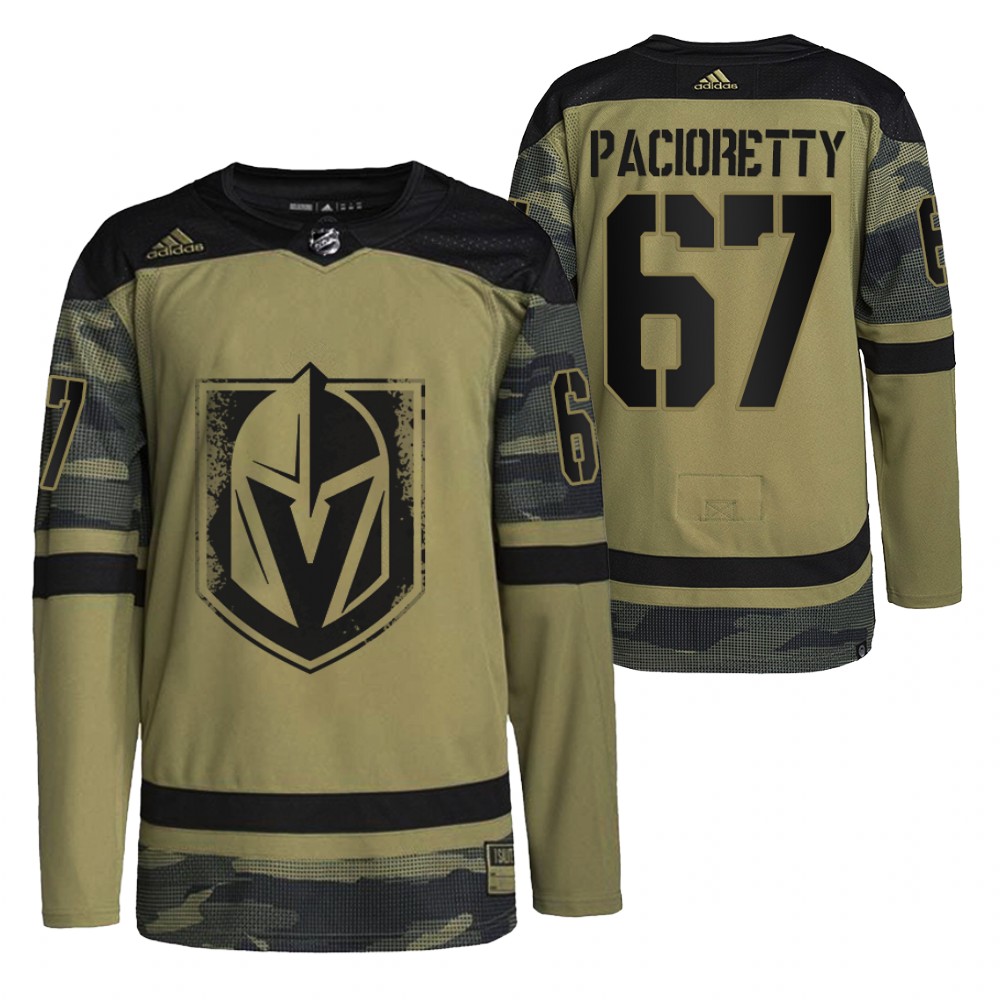 Max Pacioretty 2021-22 Vegas Golden Knights Camo Military Appreciation Jersey