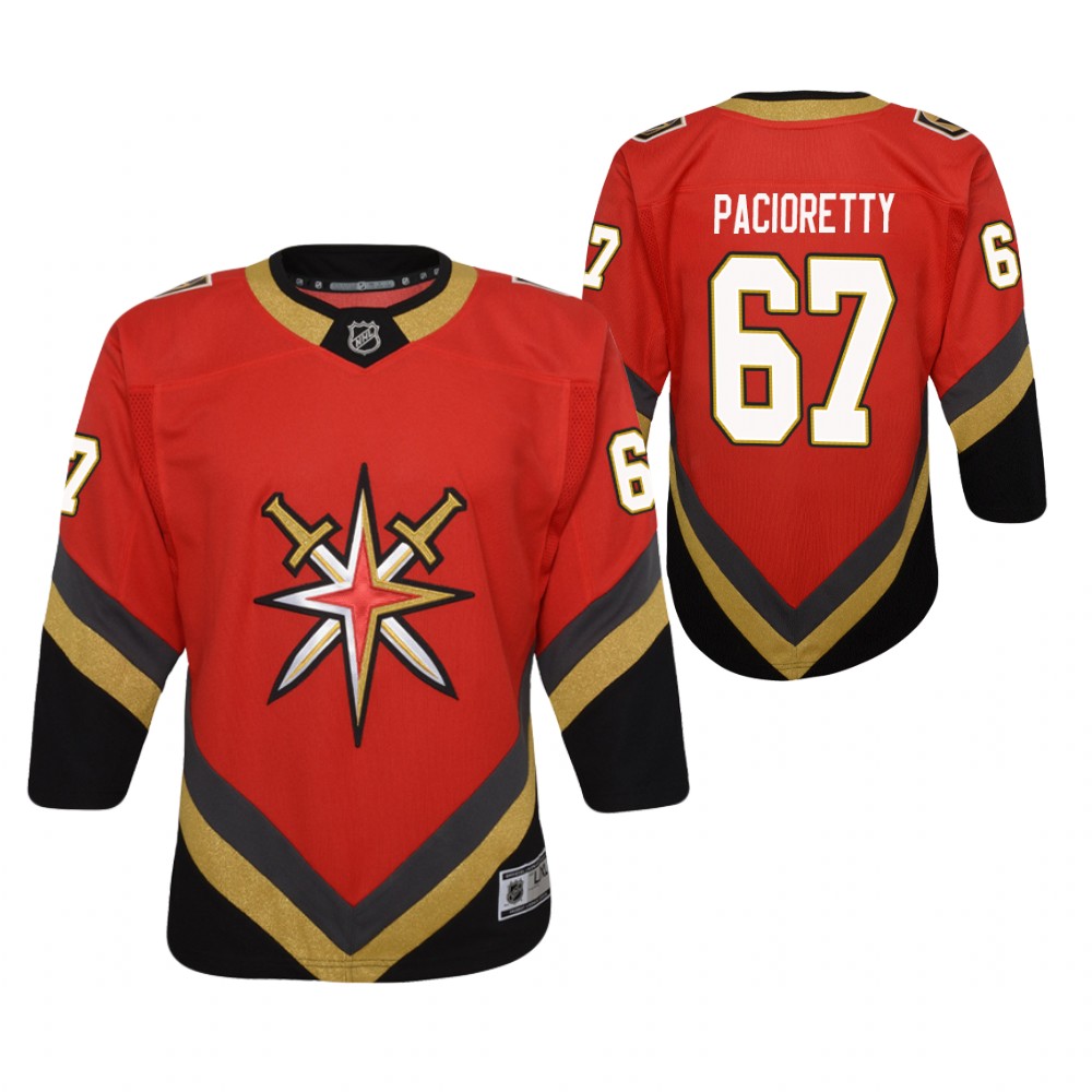 Max Pacioretty Vegas Golden Knights 2021 Reverse Retro Red Youth Jersey Replica