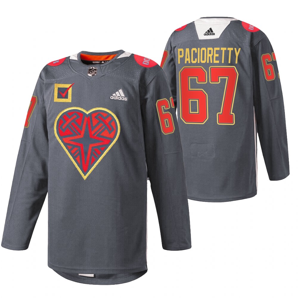 Max Pacioretty Vegas Golden Knights Black DonorAwareness 2022 Jersey Warm-Up