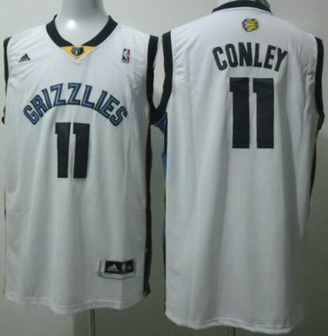 Memphis Grizzlies 11 Michael Conley White Revolution 30 Swingman NBA Jerseys