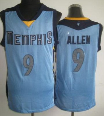 Memphis Grizzlies 9 Tony Allen Light Blue Revolution 30 NBA Jerseys