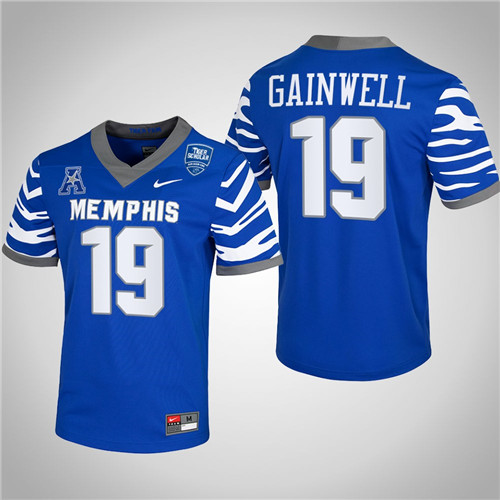 Memphis Tigers 19 Kenneth Gainwell NFL Alumni College Football Jersey Royal