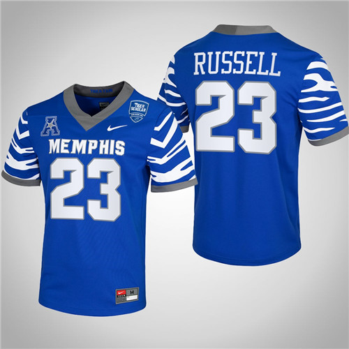 Memphis Tigers 23 JJ Russell College Football Jersey Royal