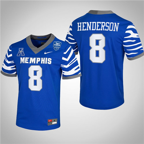Memphis Tigers 8 Darrell Henderson NFL Alumni College Football Jersey Royal