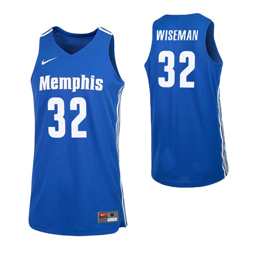 Memphis Tigers James Wiseman College Basketball Replica Jersey Royal